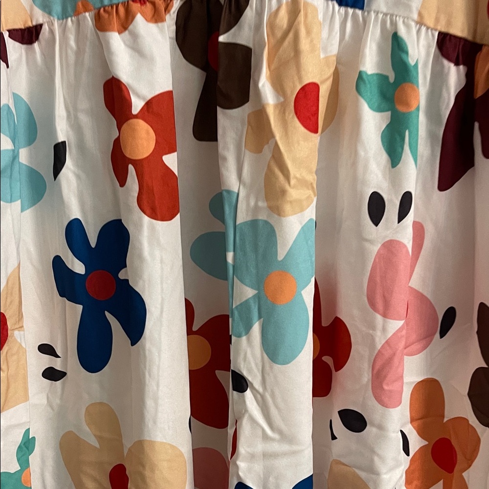 SHEIN Multicolor Floral Mini Dress XL - Picture 3 of 5